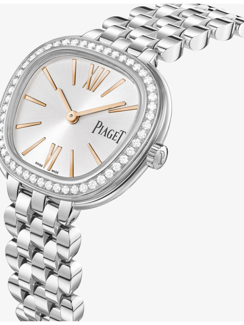 Piaget Sixtie Stainless-Steel And 0.52ct Brilliant-Cut Diamond Quartz Watch 29mm outlook