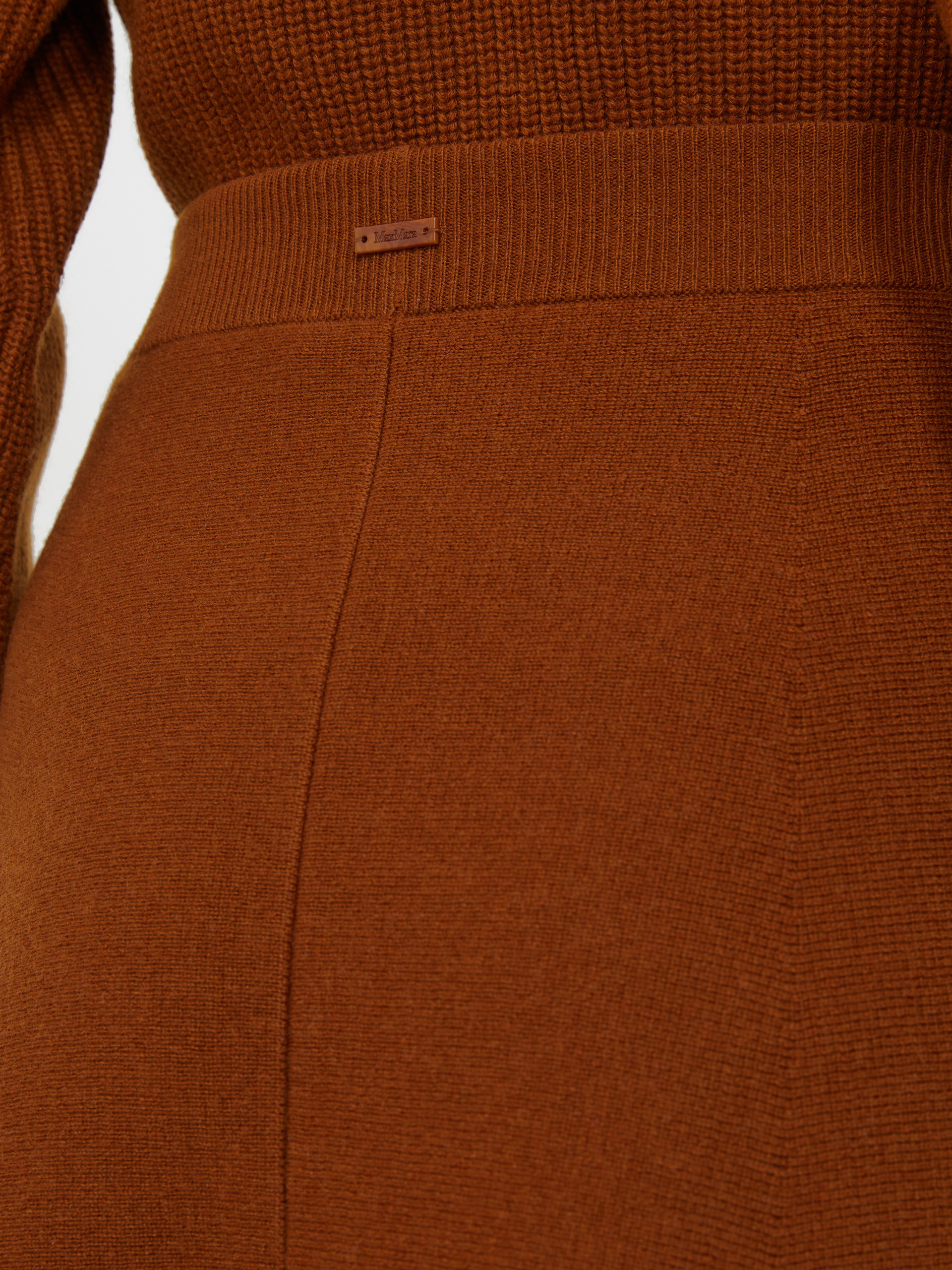 GIBERNA Wool and cashmere flared skirt - 5