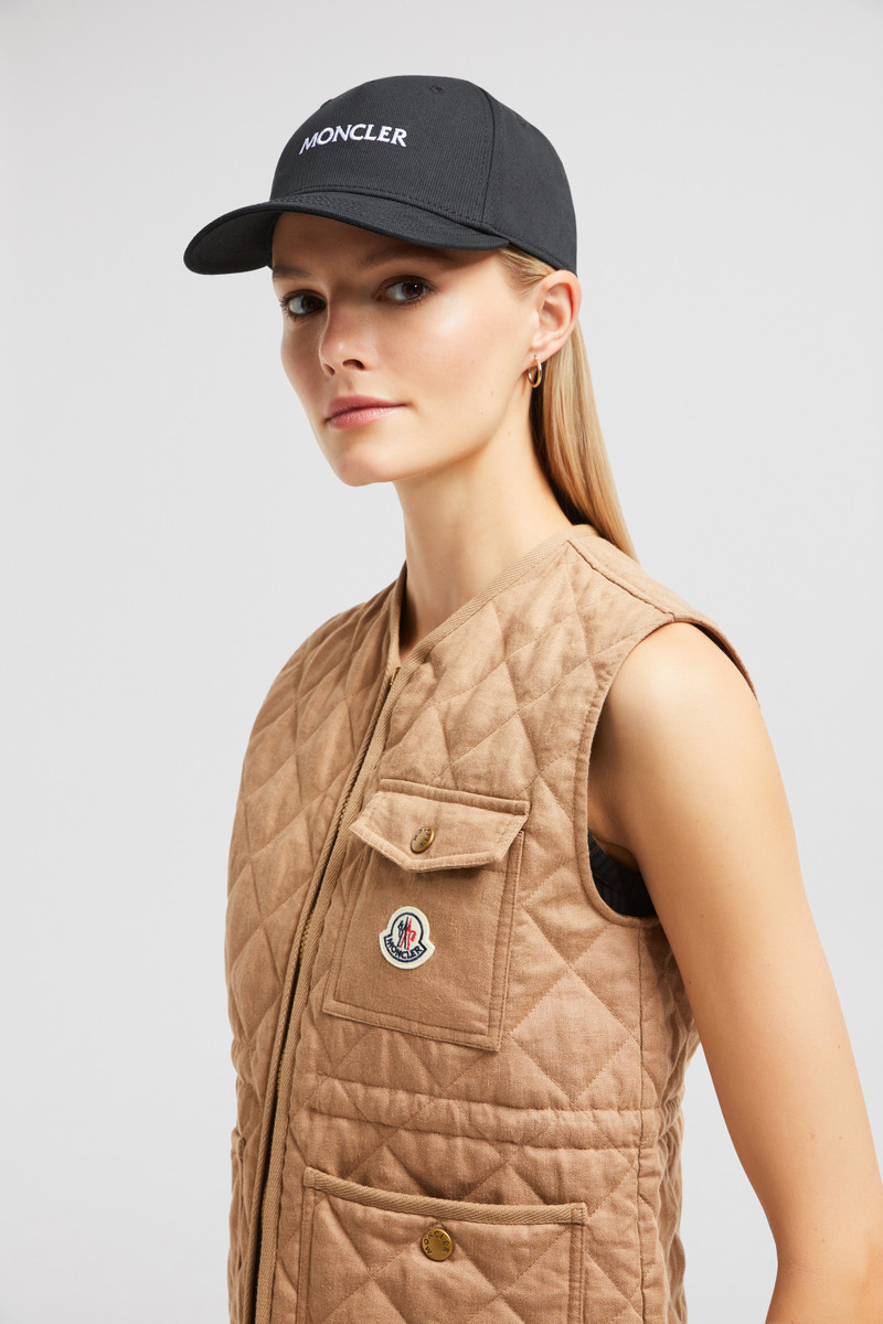 Moncler Embroidered Logo Gabardine Baseball Cap outlook