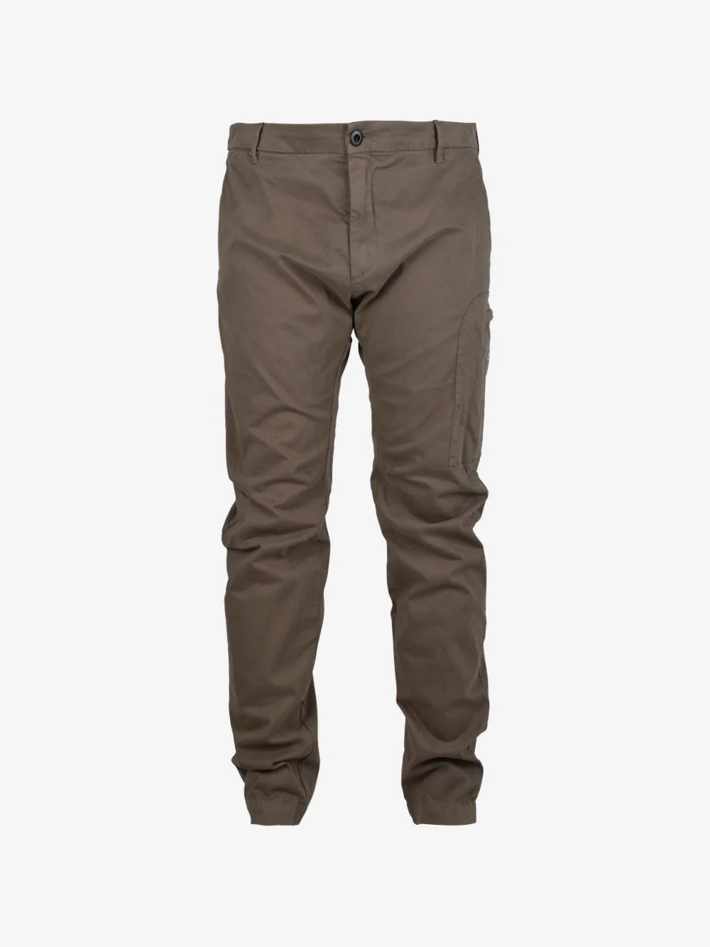 logo-patch tapered cargo pants - 1