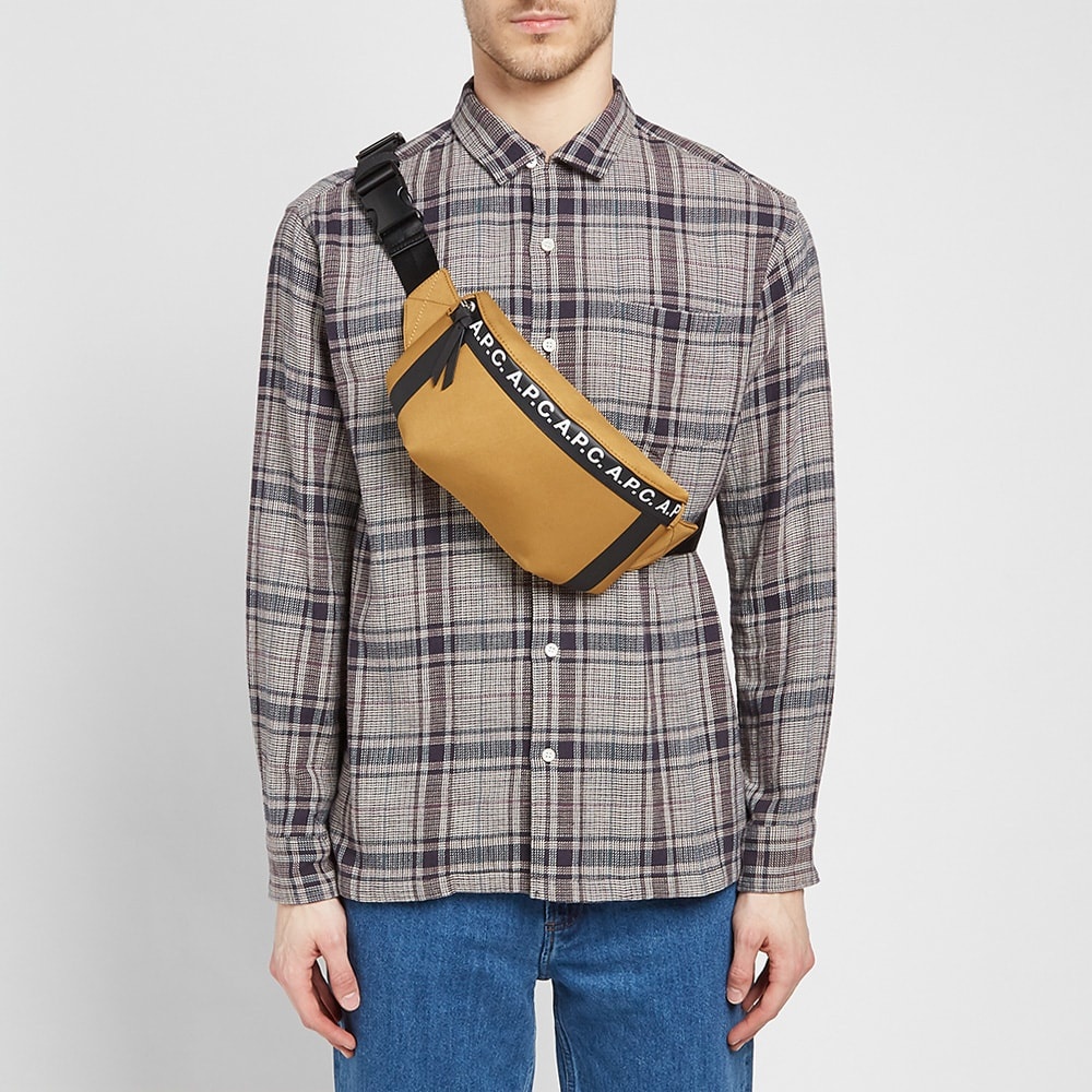 A.P.C. Savile Taped Logo Bum Bag - 5