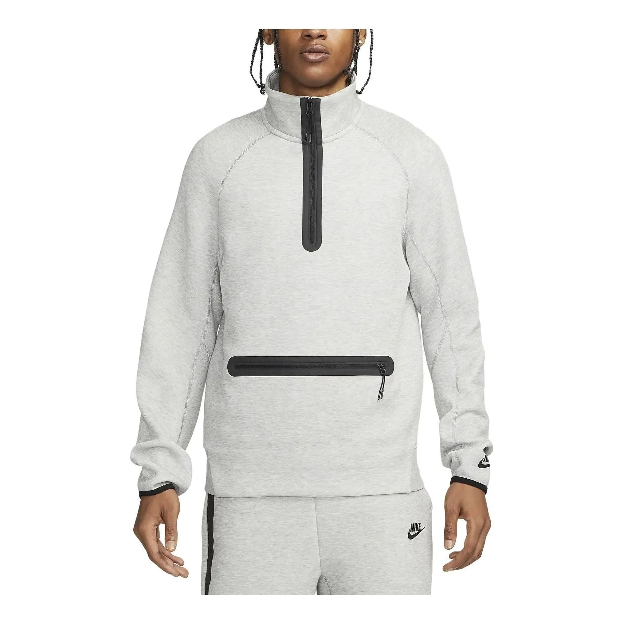Nike Tech Fleece Half Zip Sweatshirt 'Grey' FB7999-063 - 1