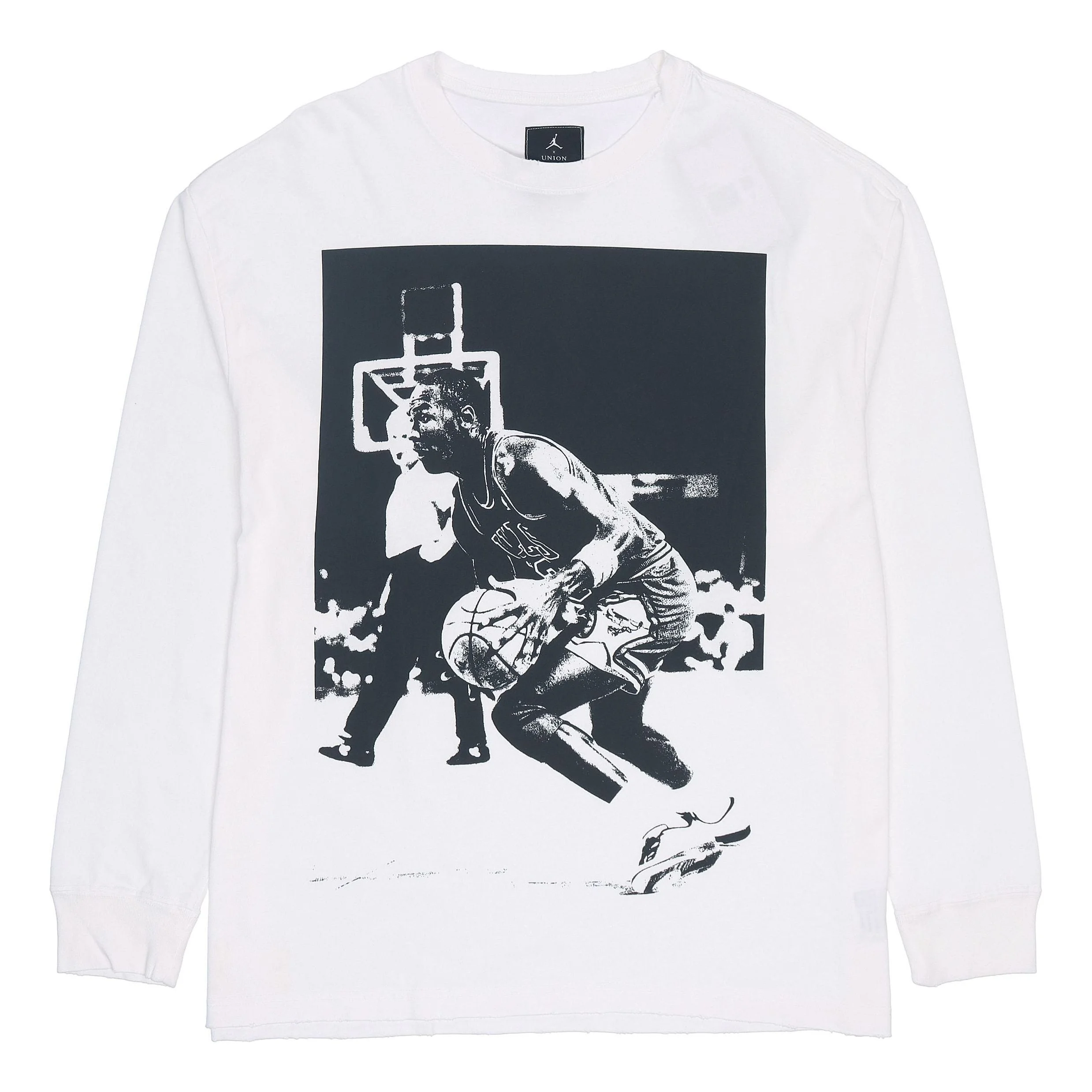 Air Jordan x union Crossover Round Neck Pullover 'White Black' DM2842-133 - 1