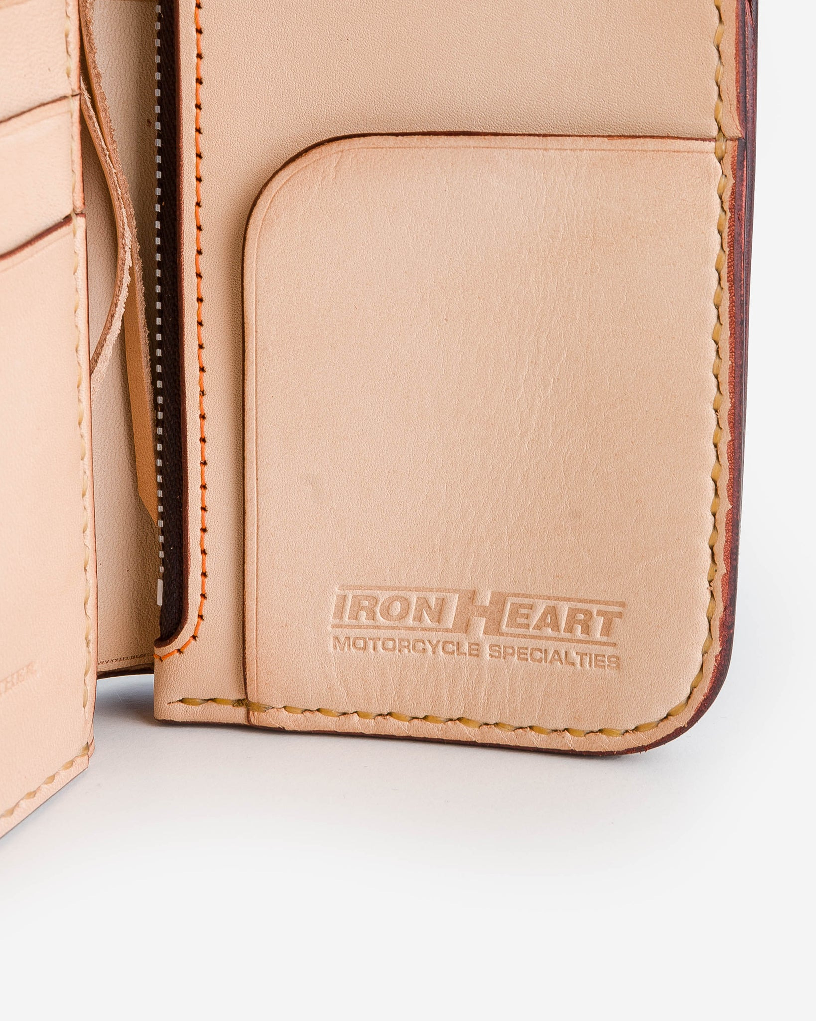 IHG-02-OXB Medium Shell Cordovan Wallet - Ox Blood - 4
