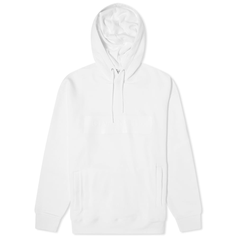 Givenchy Pin Closure 3D Latex Logo Hoody - 1