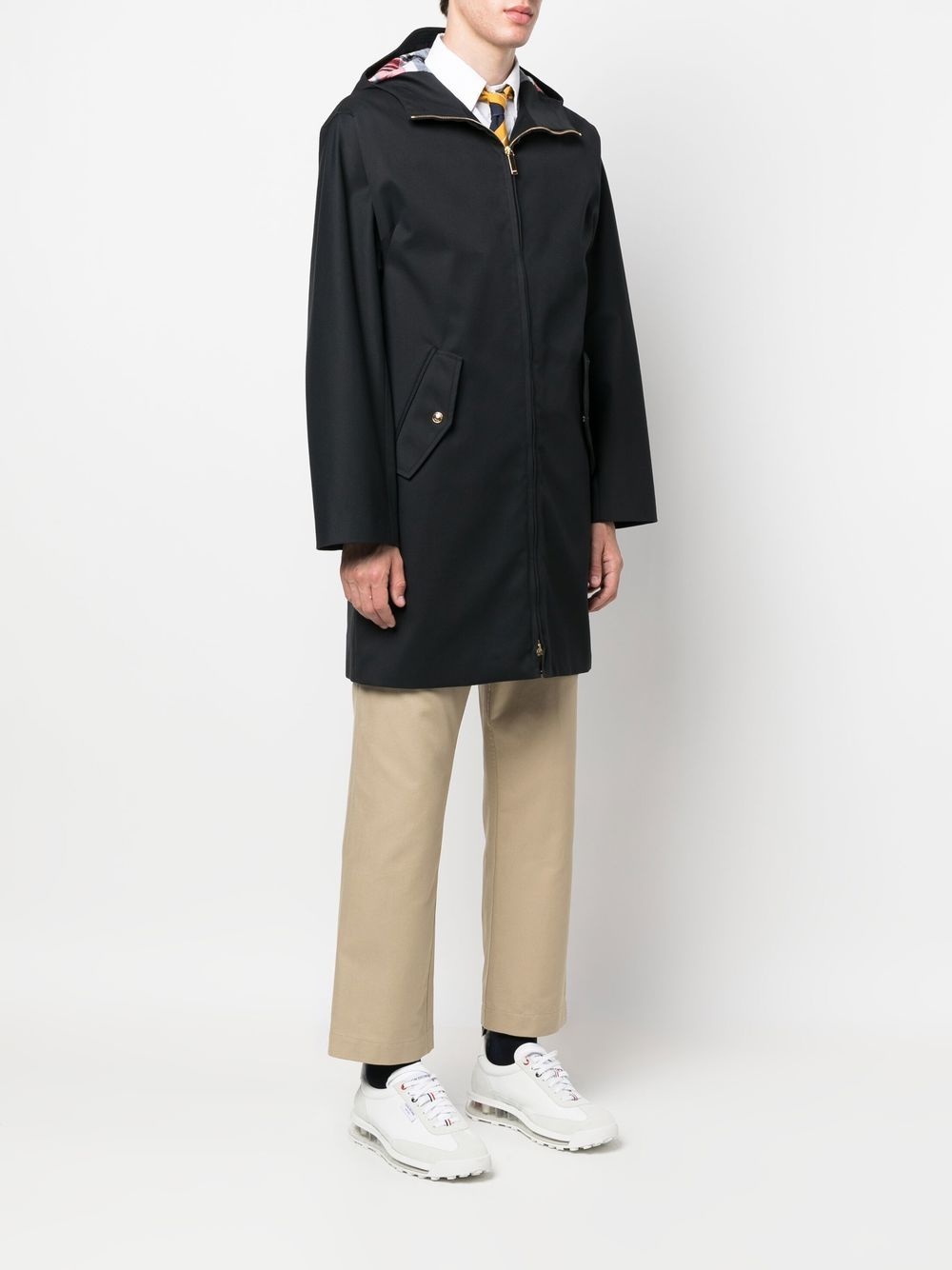 hooded cotton parka - 3