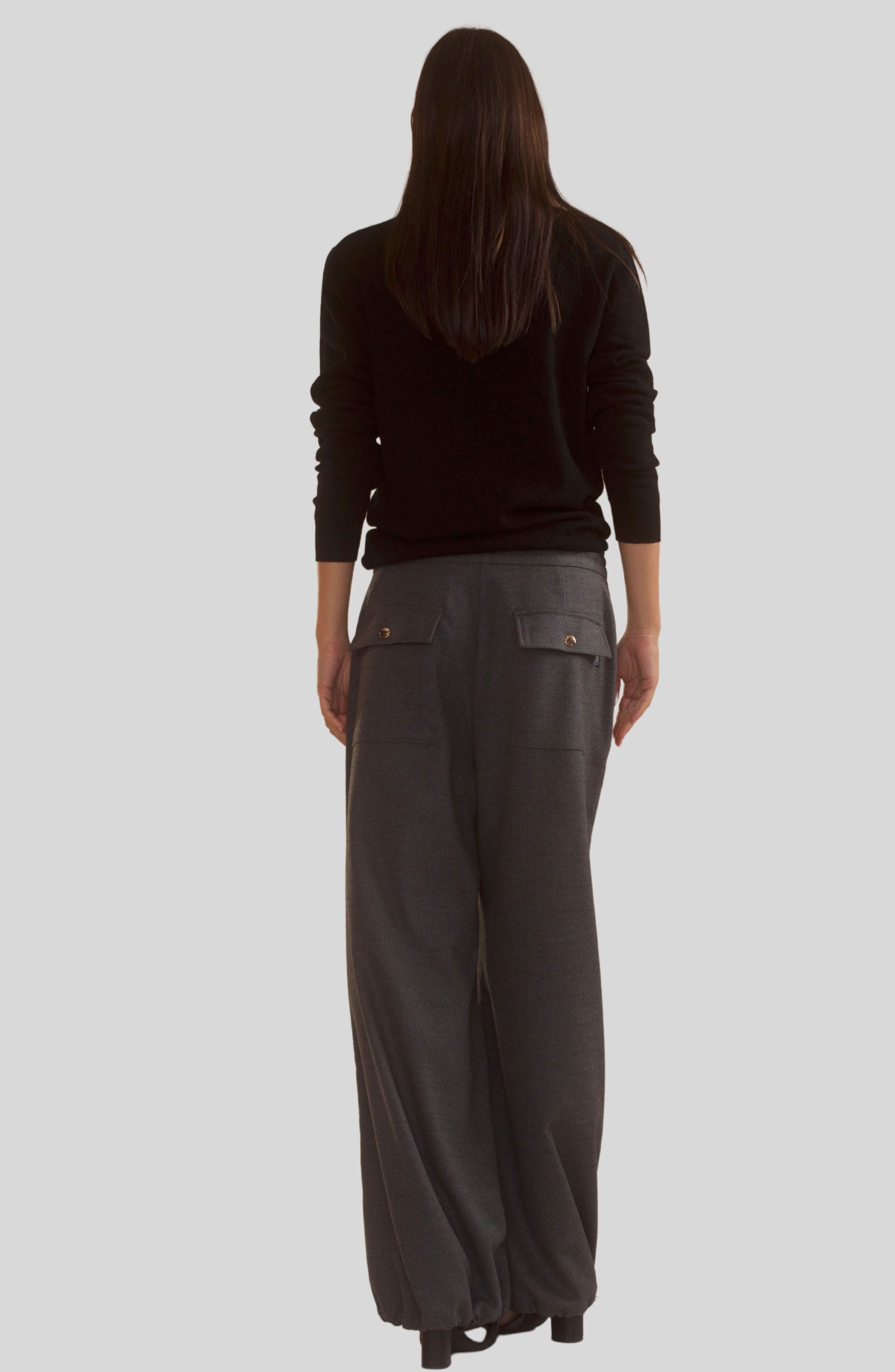 Cynthia Rowley Elea Wool Cashmere Sweater in Black at Nordstrom - 3