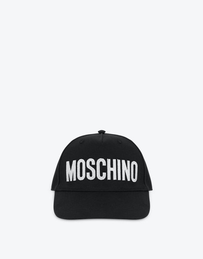 Moschino LOGO EMBROIDERY CANVAS HAT outlook