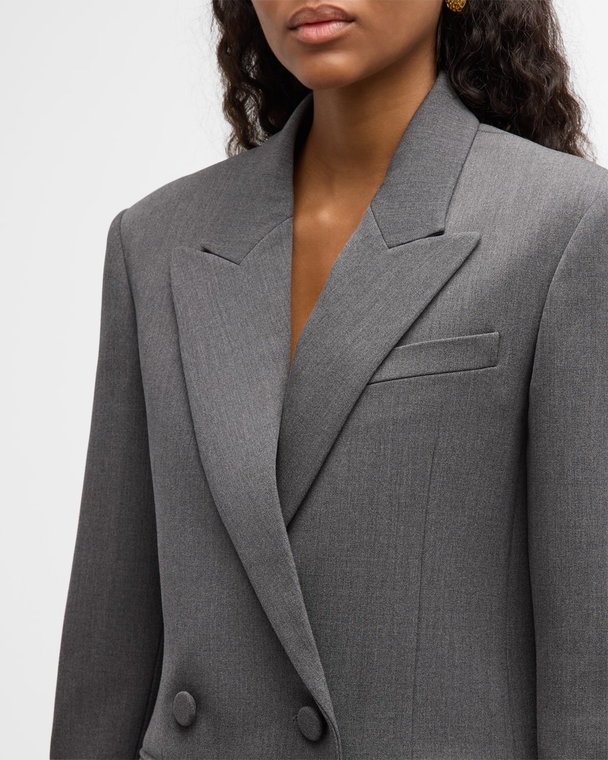 Active Gabardine Double-Breasted Jacket - 5