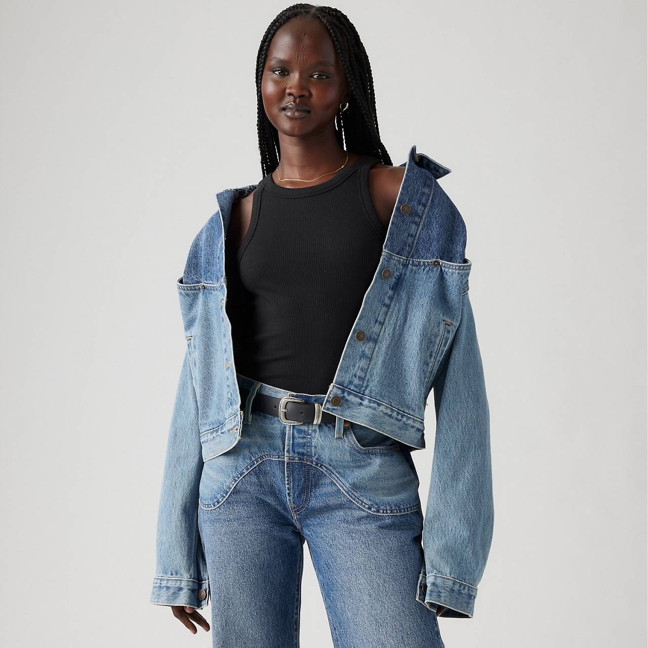 SHRUNKEN '90S TRUCKER JACKET - 5