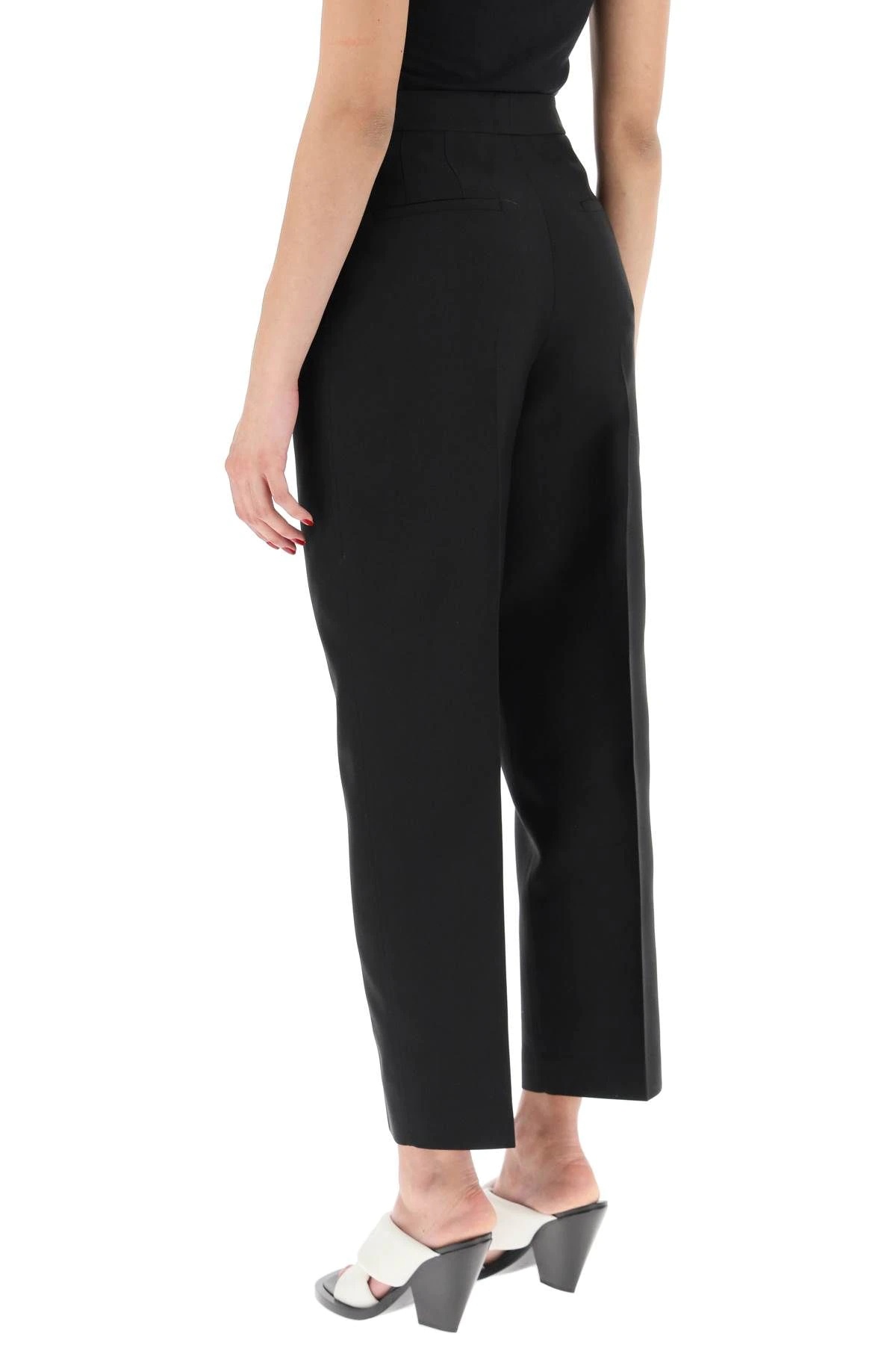 GABARDINE TAILORED TROUSERS - 4