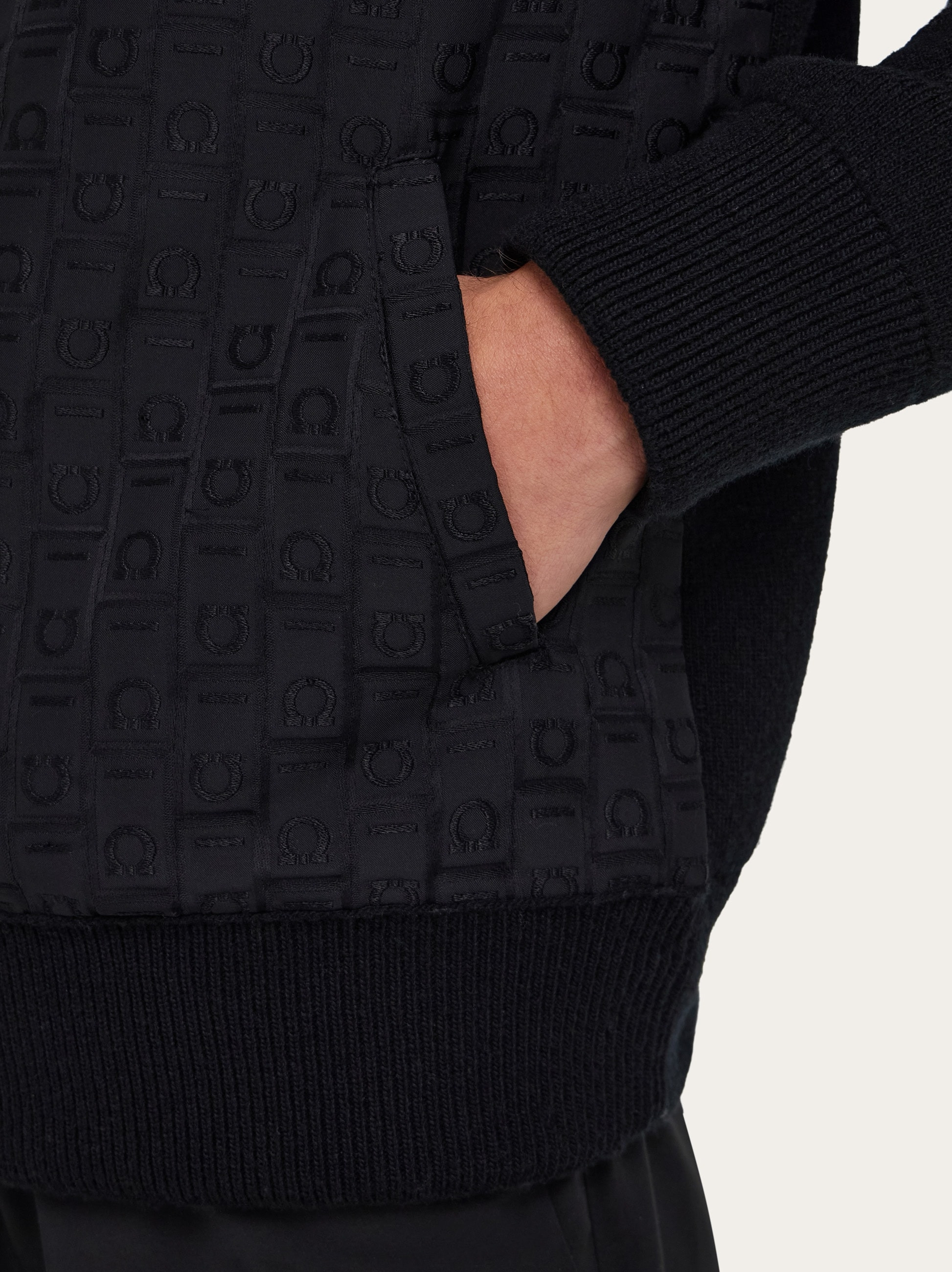 Knitted bomber jacket - 5