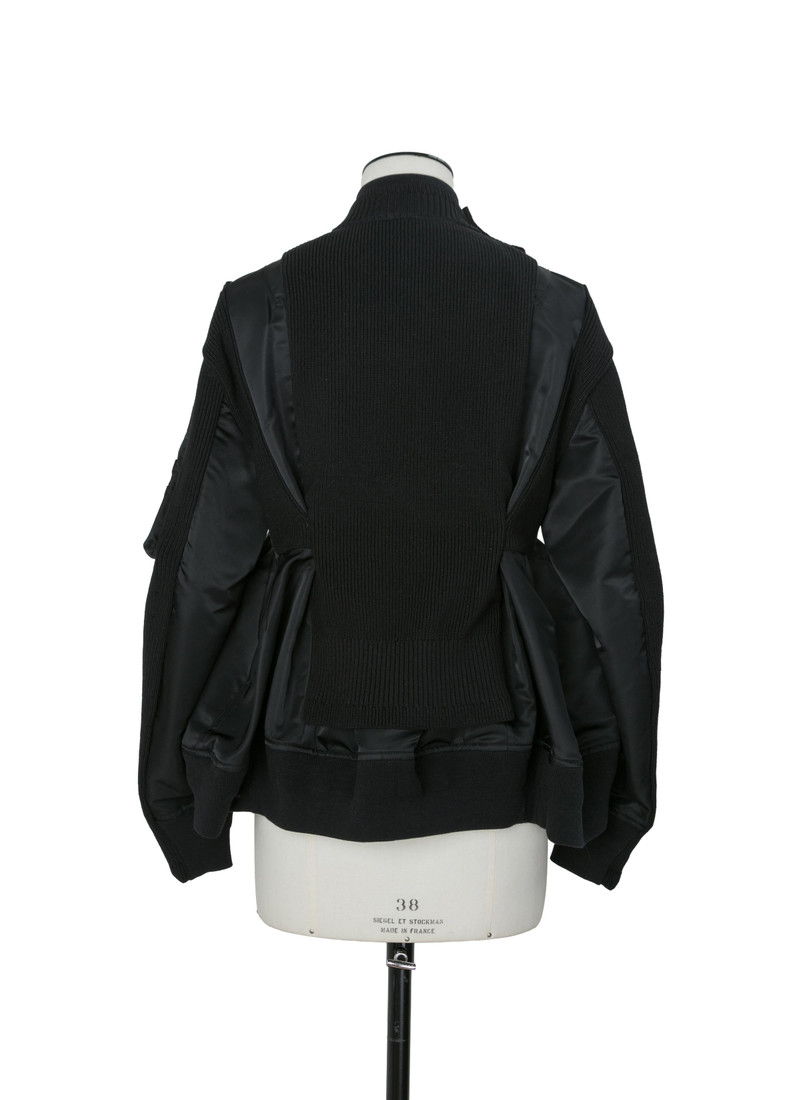 Nylon Twill x Knit Blouson 4
