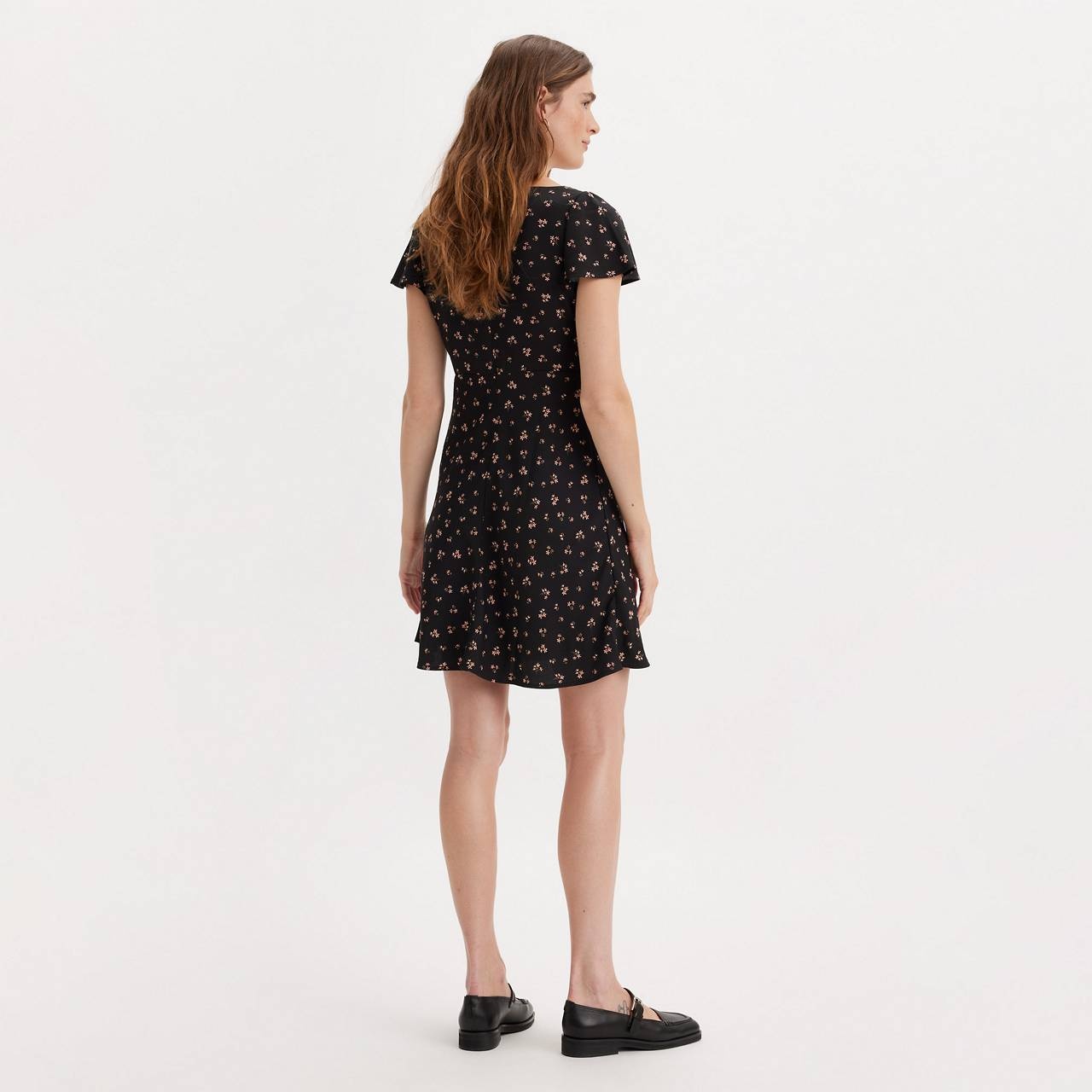 SKYLAR FLUTTER SLEEVE DRESS - 4
