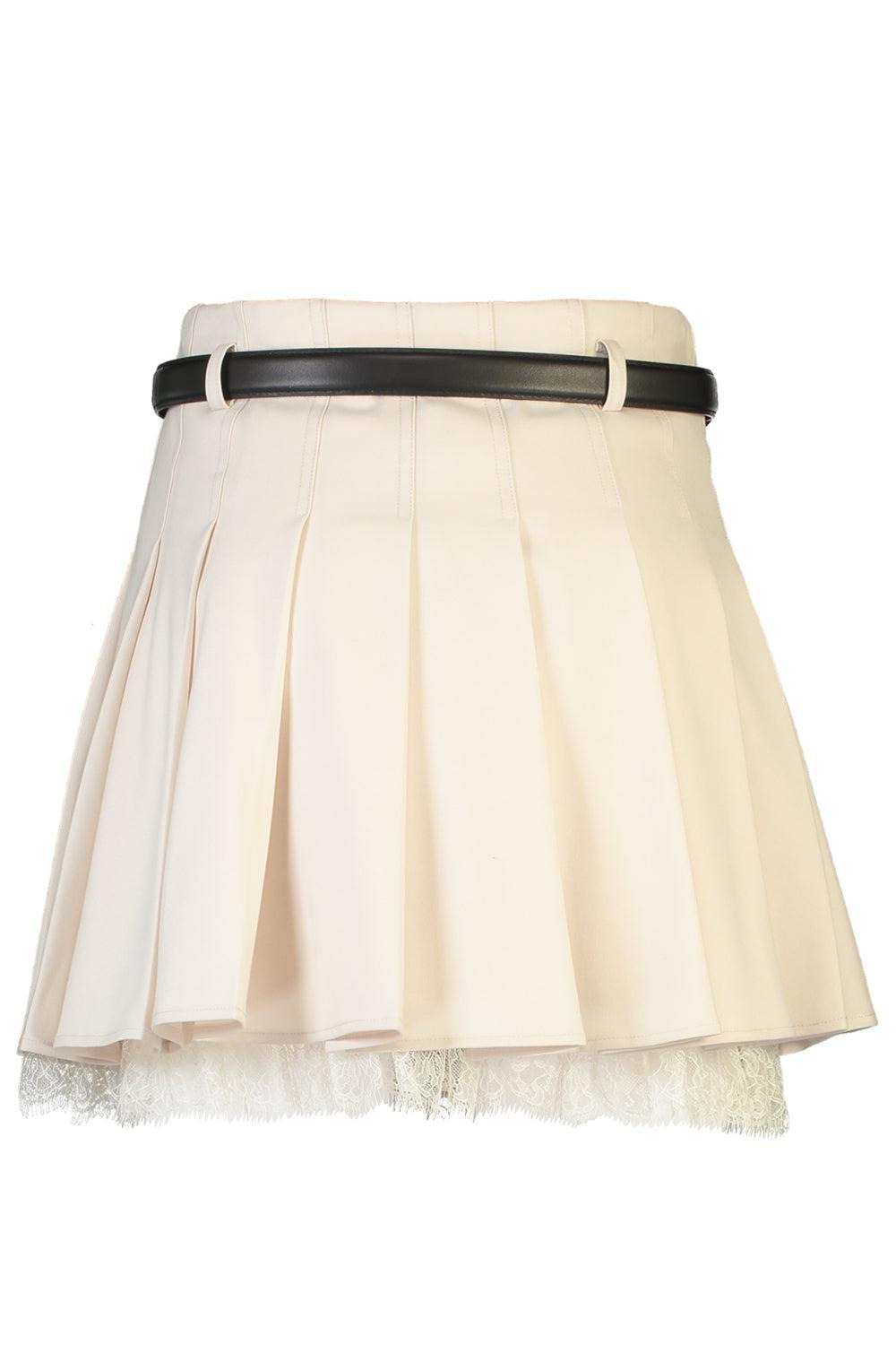 Pleated Mini Skirt - 6