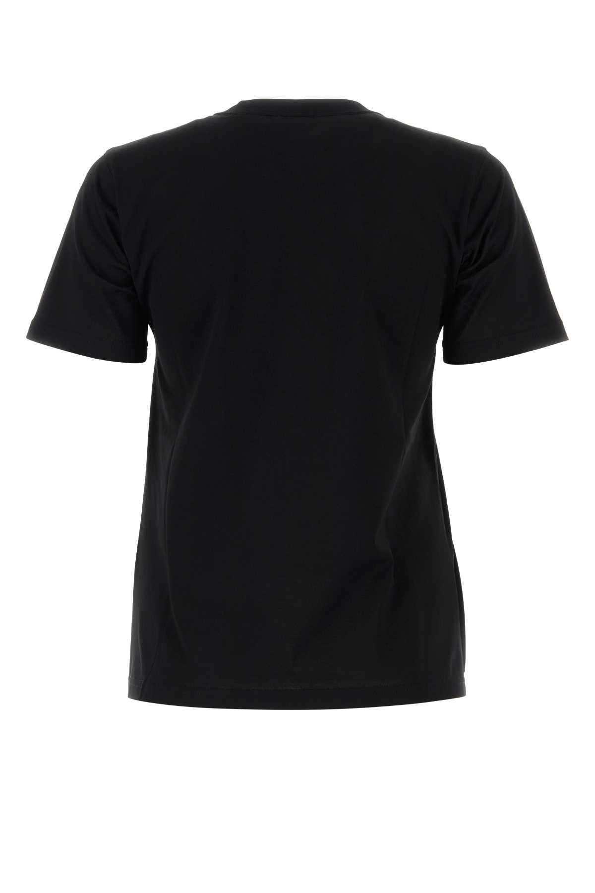 Burberry Women Black Cotton T-Shirt - 2