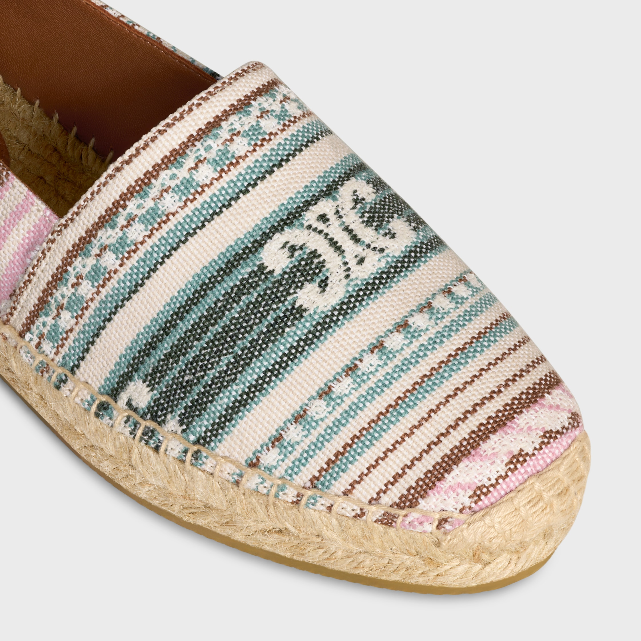 LES ESPADRILLES CELINE IN Triomphe Jacquard Fabric - 4