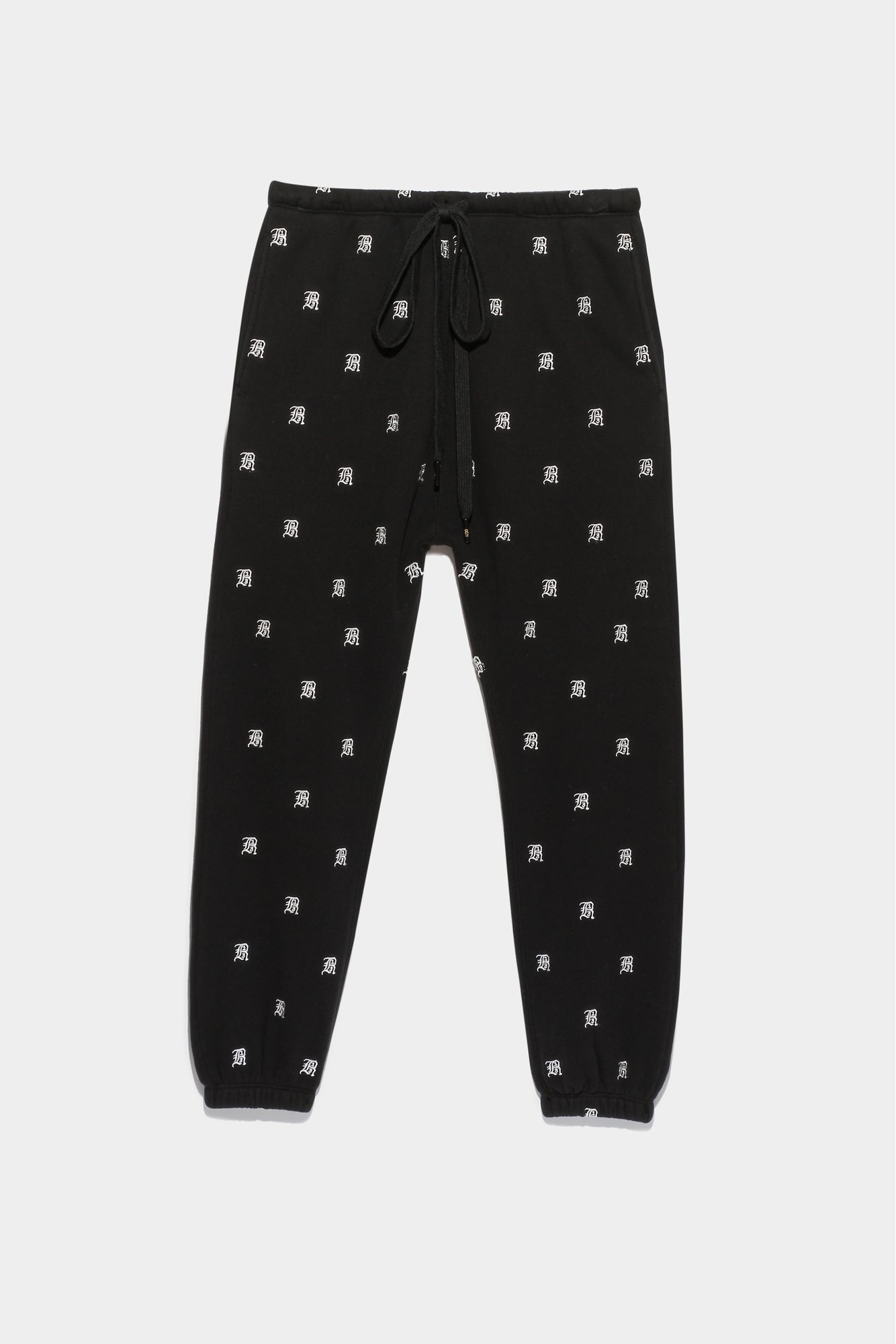 R13 ALLOVER SWEATPANTS - BLACK - 5