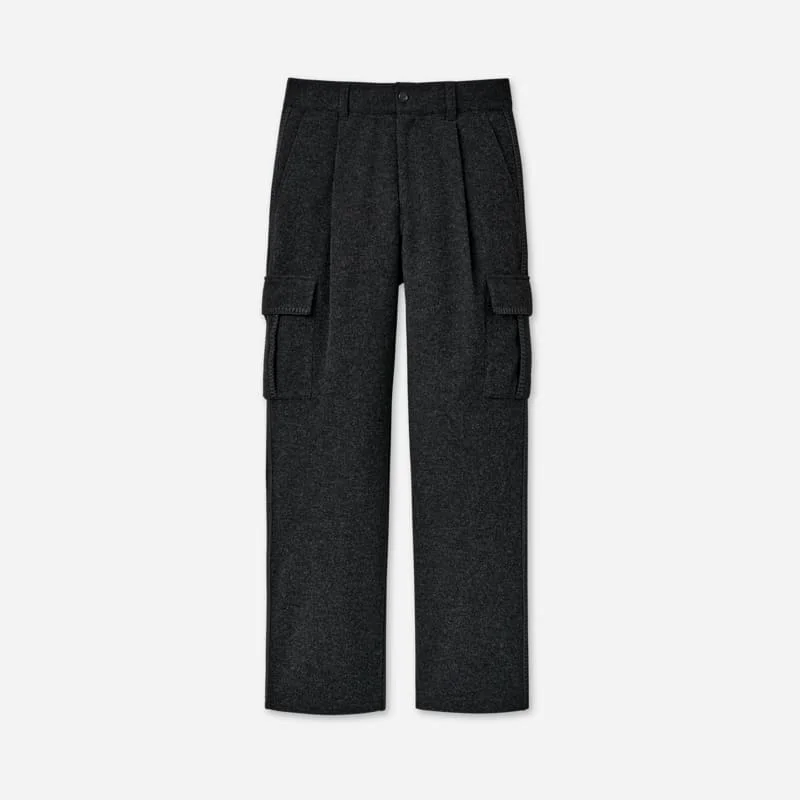 ® Men's Baylin Cargo Pant Bottoms in Black Heather - 1