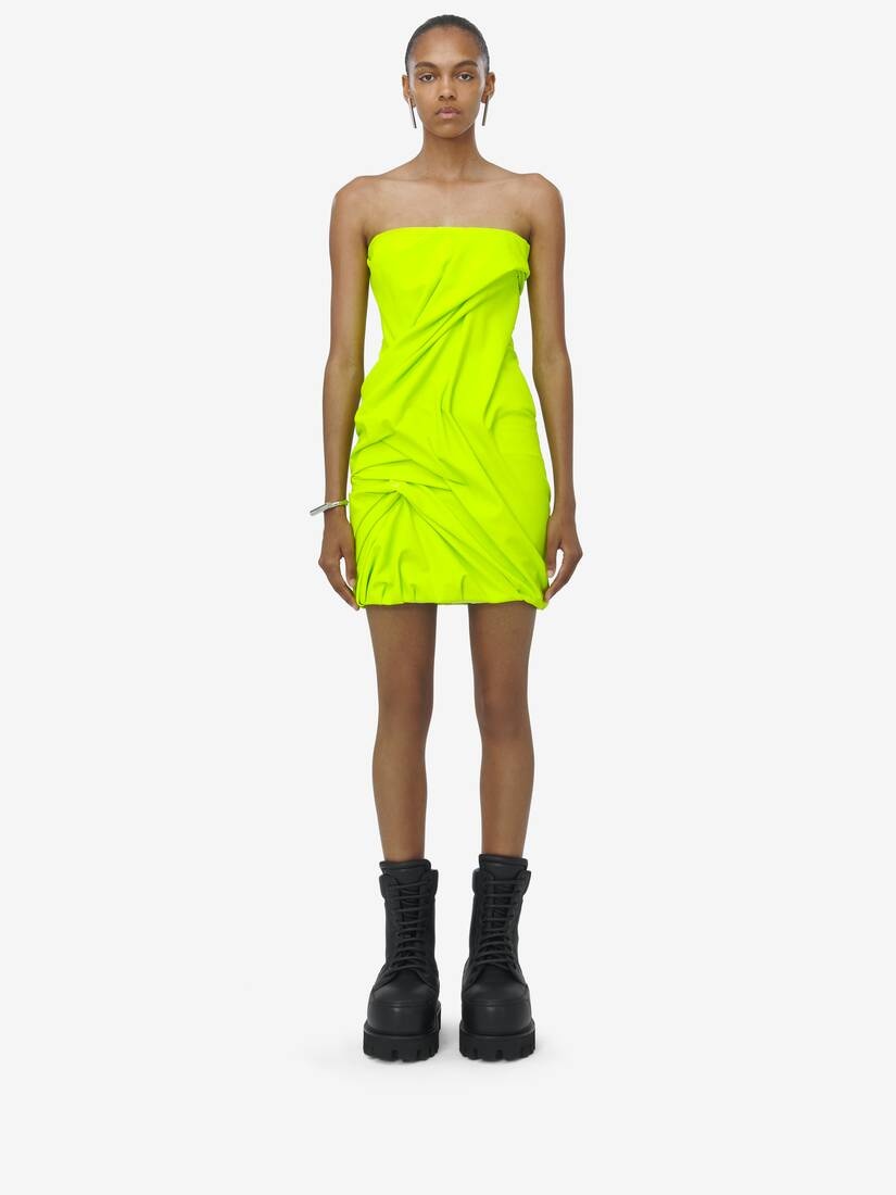 Draped Mini Dress - 1