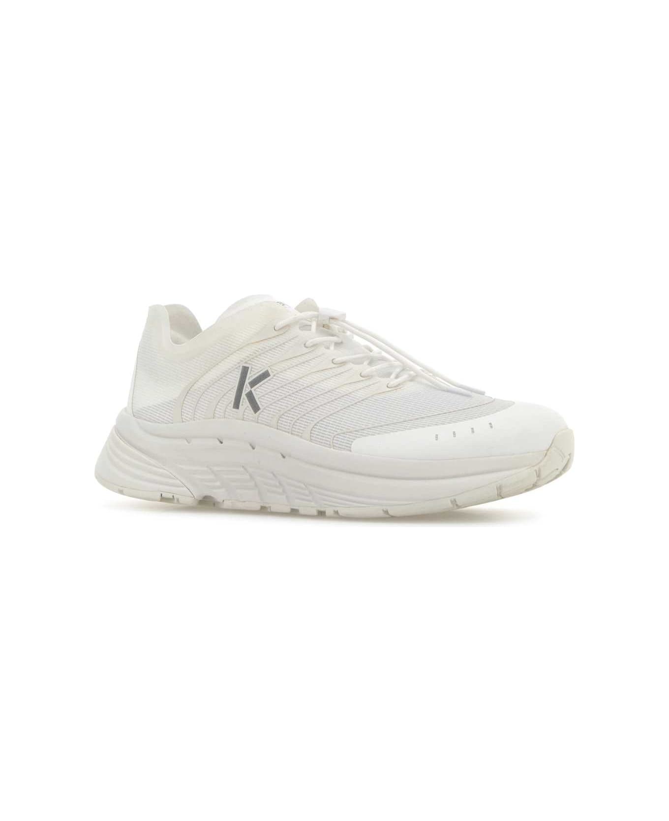 White Mesh Pace 2.0 Sneakers - 2