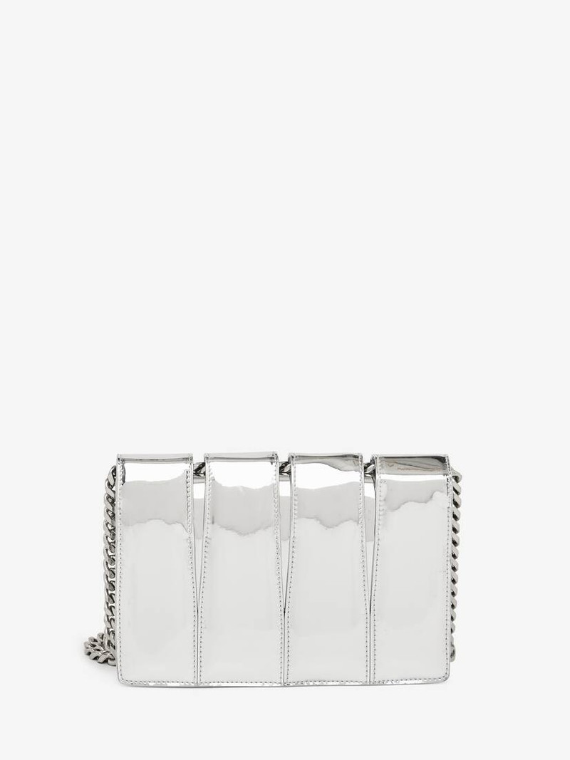 Women's The Slash Bag in Silver 3