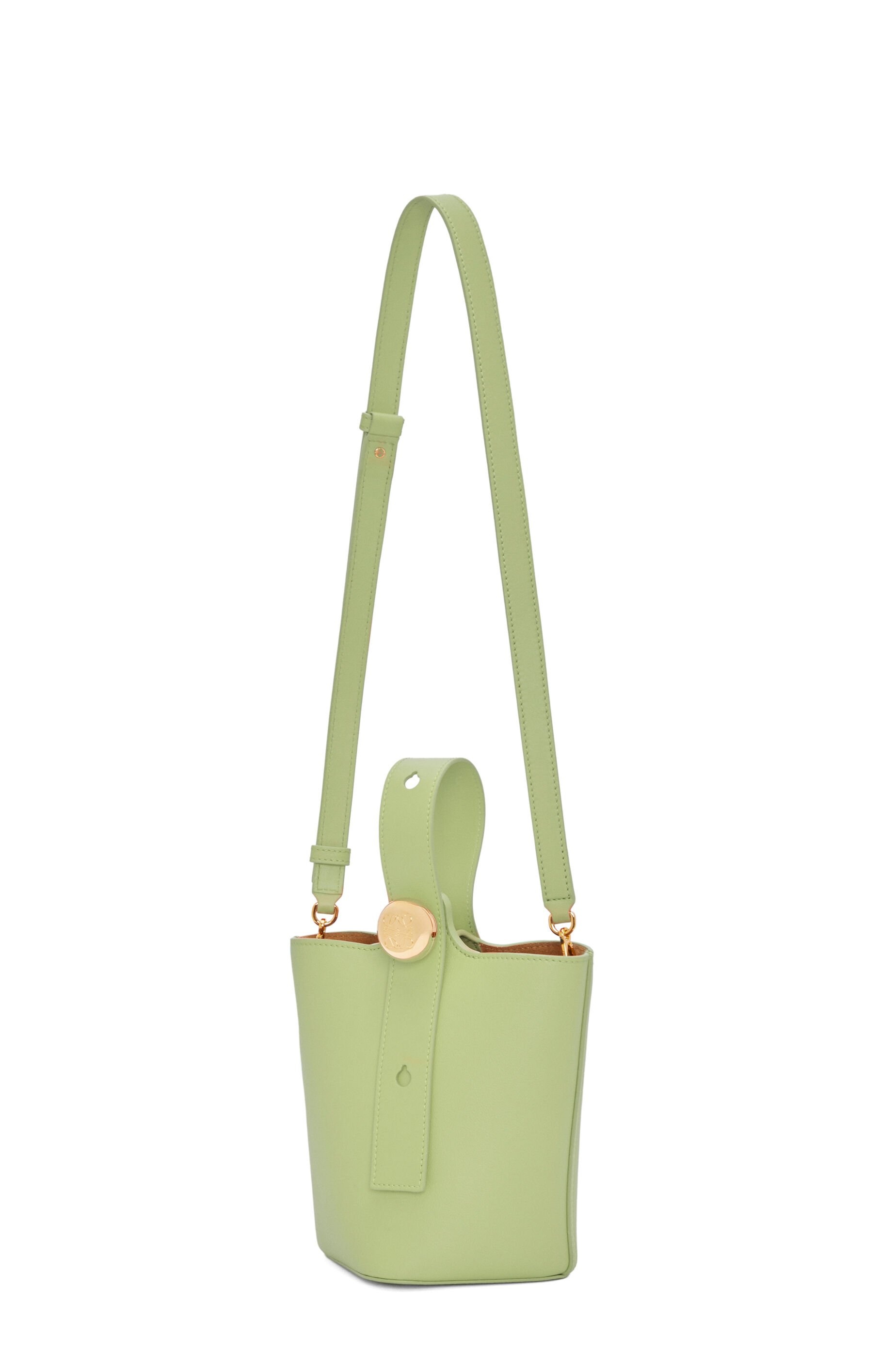 Mini Pebble bucket in mellow calfskin - 6