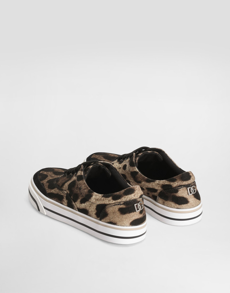 Dolce & Gabbana DG sailing sneakers in printed canvas outlook