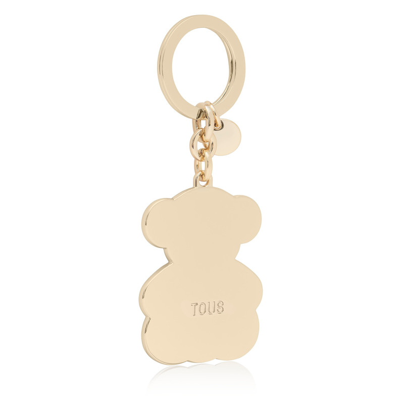TOUS Pink Key ring TOUS Bear Faceted outlook