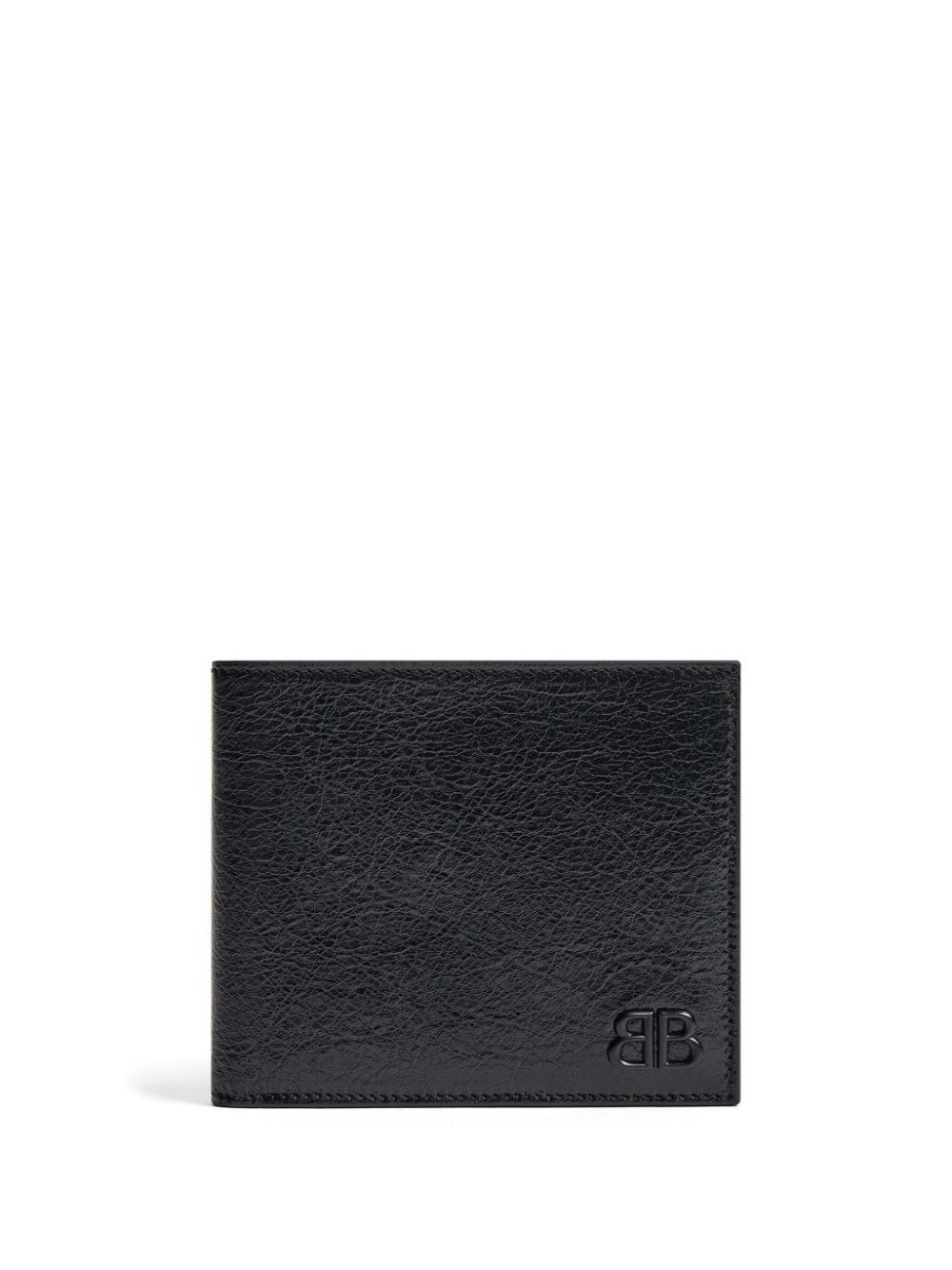 Monaco logo-plaque leather wallet - 1