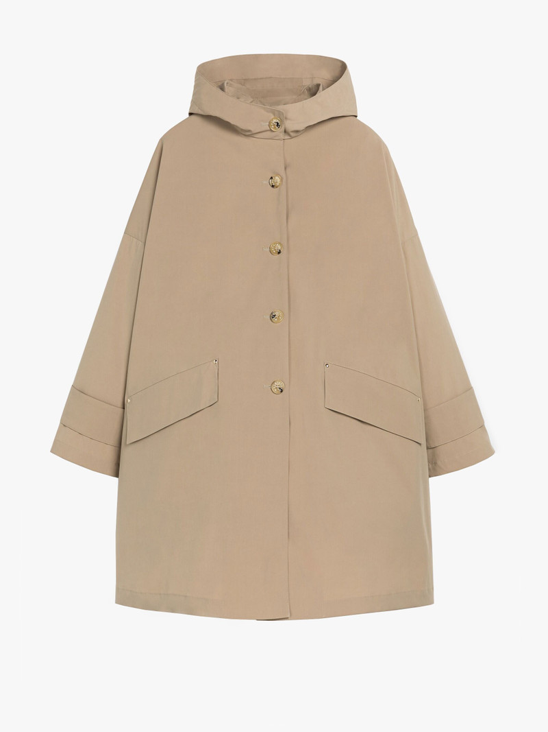 HUMBIE HOOD FAWN OVERCOAT | LM-1084B 1