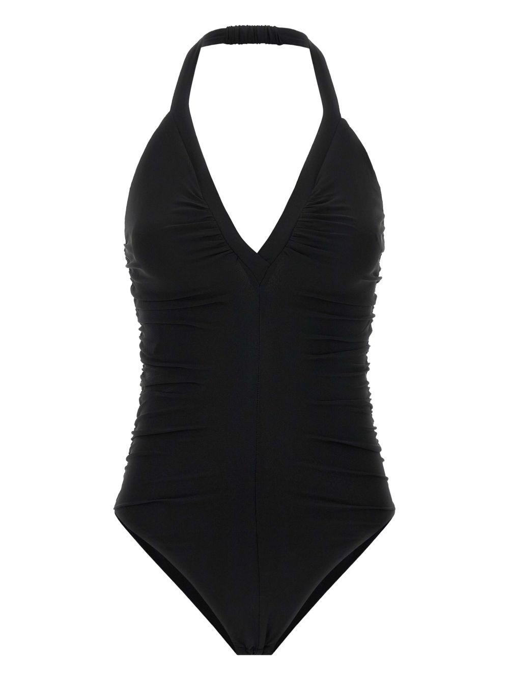 Ottovolante feather-trimmed halter bodysuit - 2