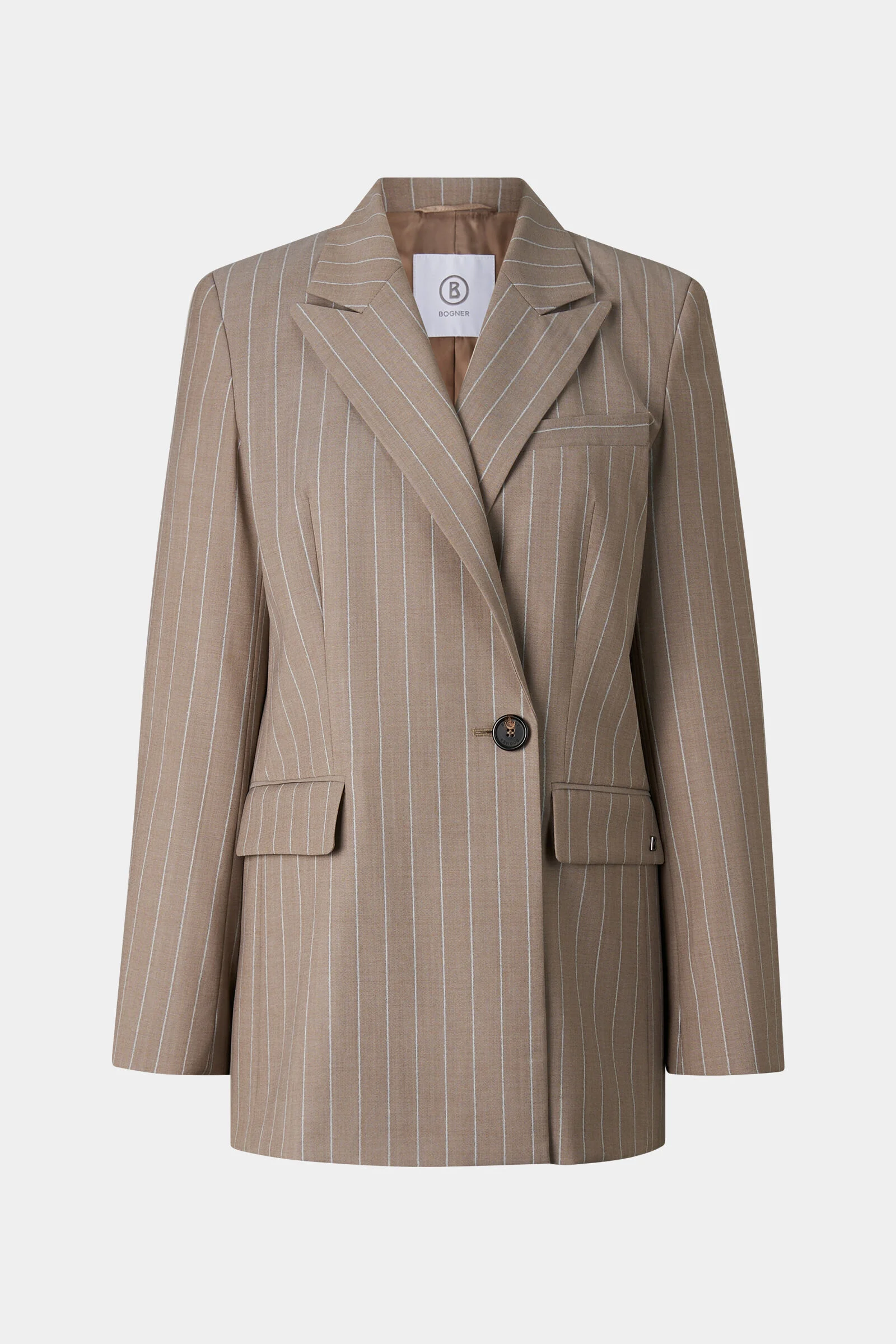 Virgin wool blazer Janina in Camel - 1