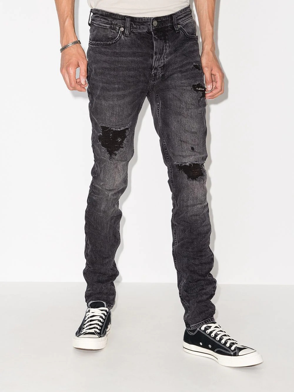 Van Winkle Jungle Patch skinny jeans - 2