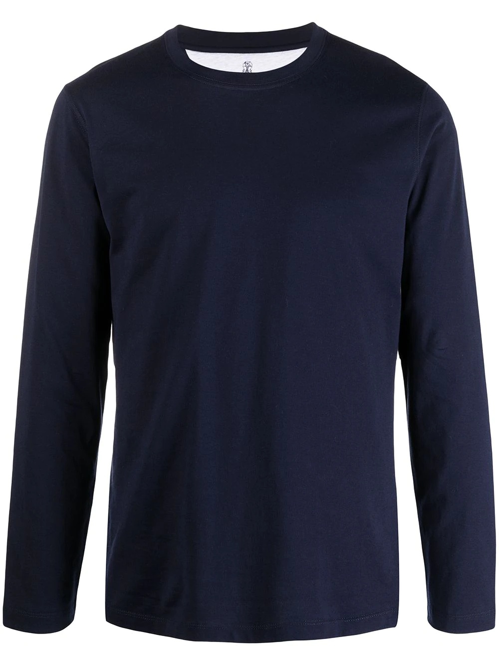 crew-neck cotton sweatshirt - 1