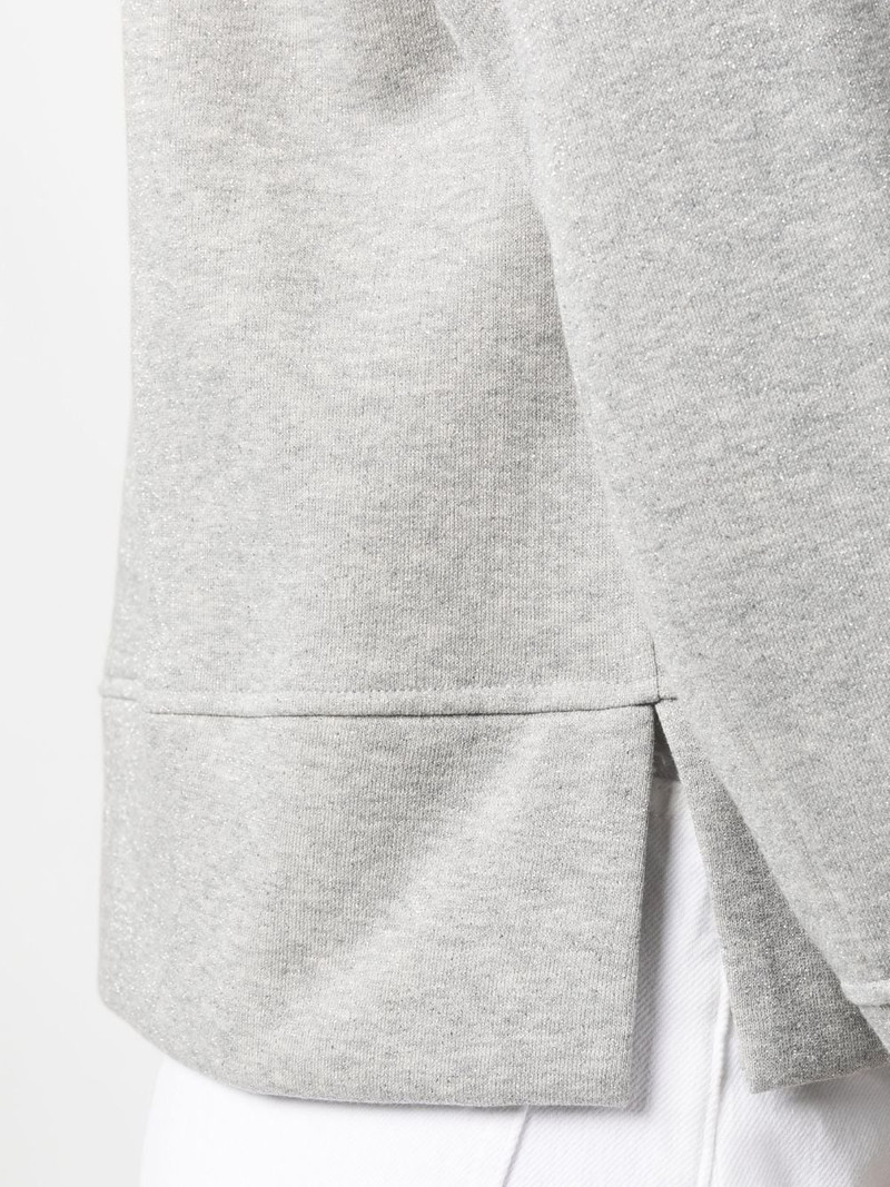 side-slits crew-neck sweatshirt 5