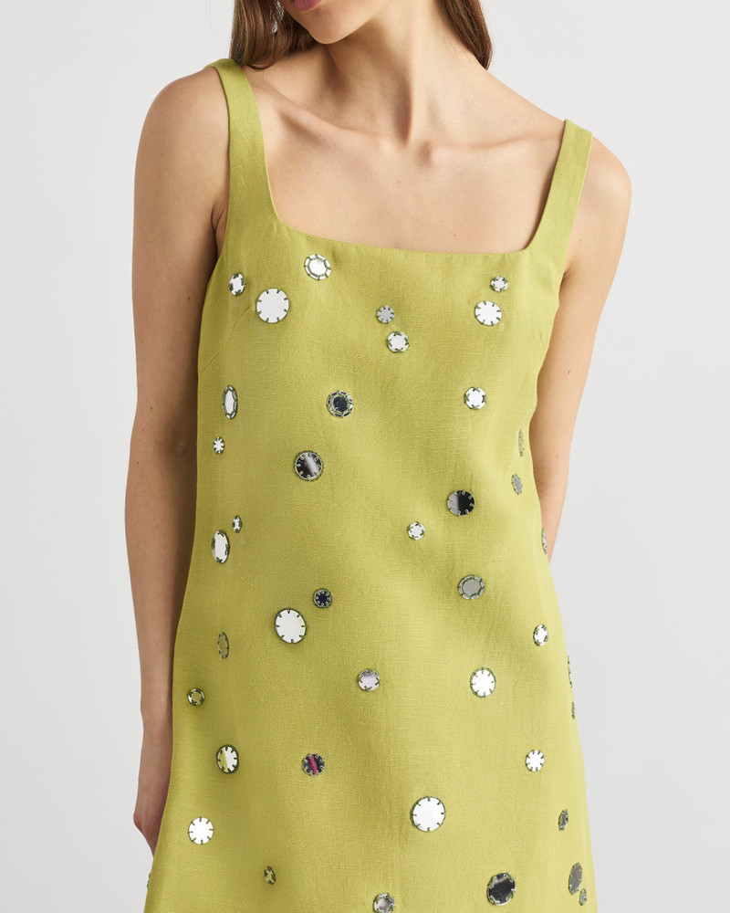 TANYA TAYLOR BARTON MIRROR DRESS outlook