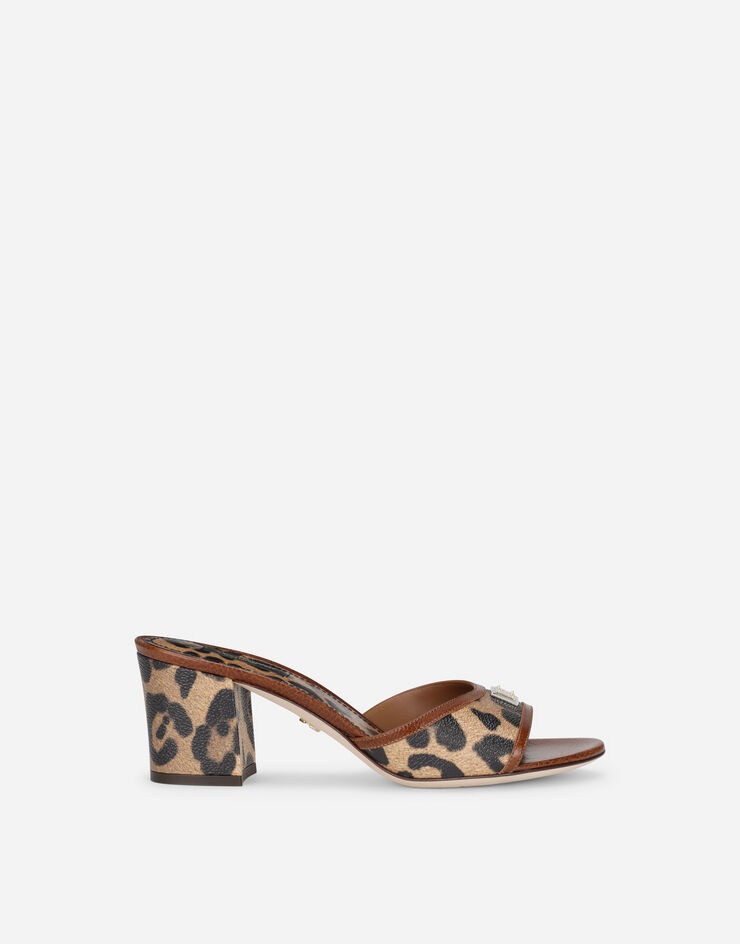 Leopard-print Keira mules - 1