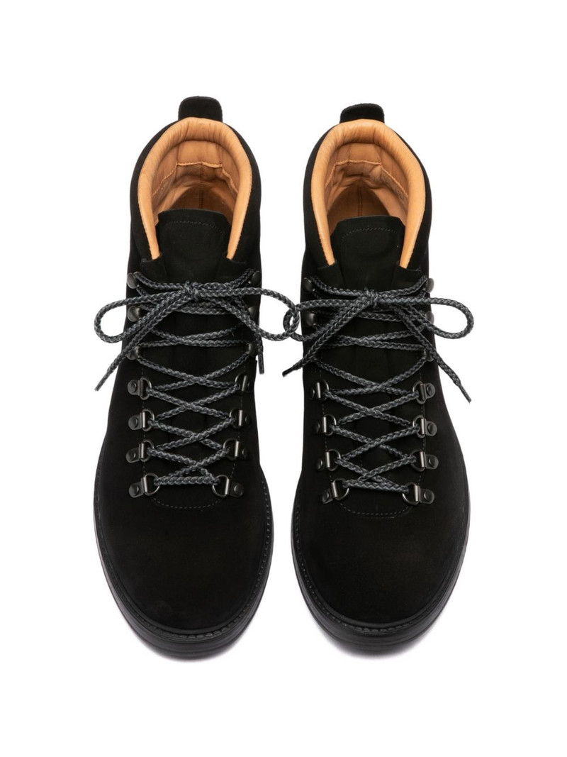 lace-up fastening leather boots 3