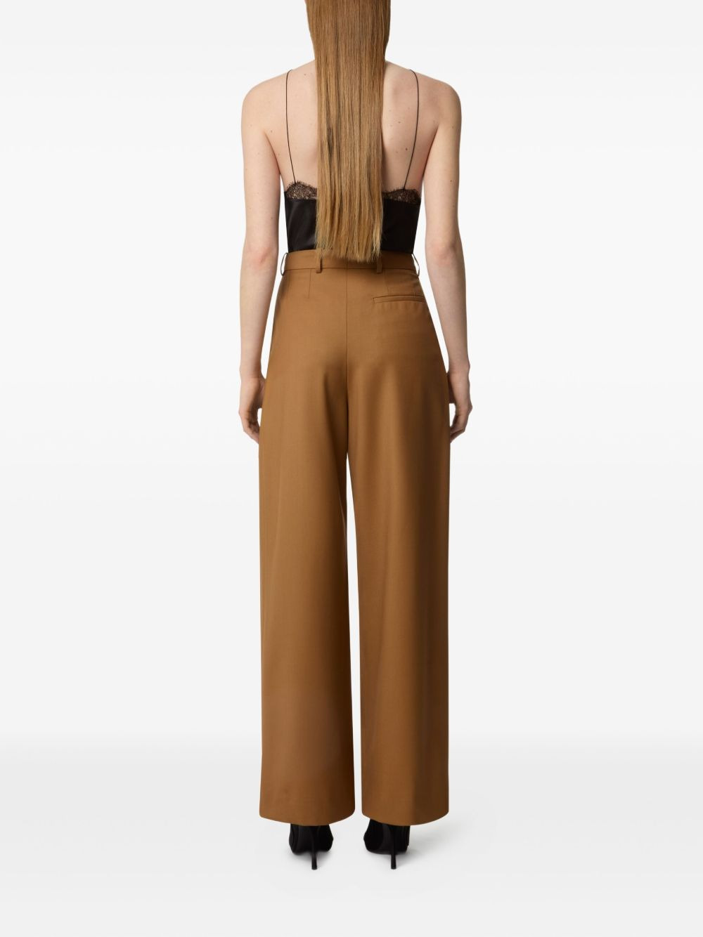 pleated wool trousers - 4