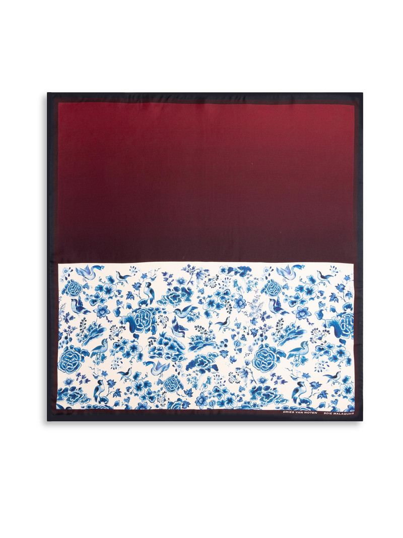 Women's Foulard Soie Malaquais Silk Scarf - Soiemalquais 1