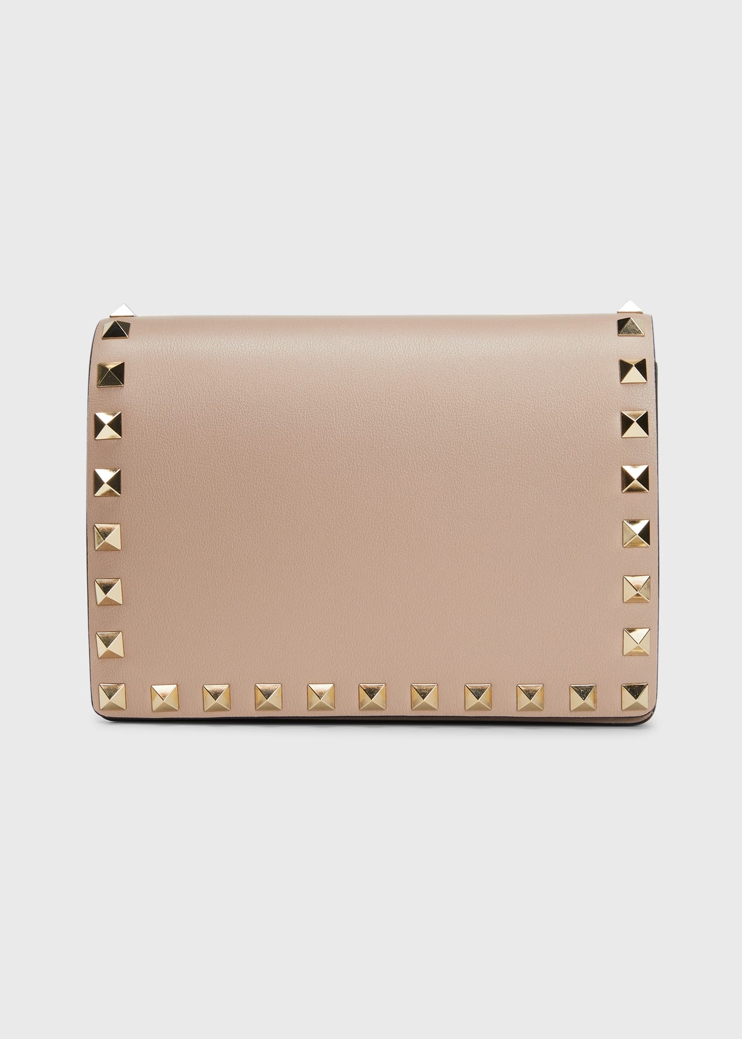 Rockstud Vitello Chain Clutch Bag - 1