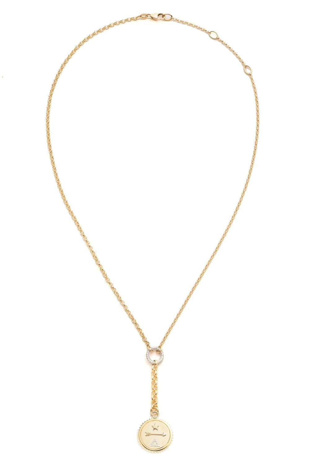 Dream - Small Mixed Belcher Extension Chain Necklace - 1