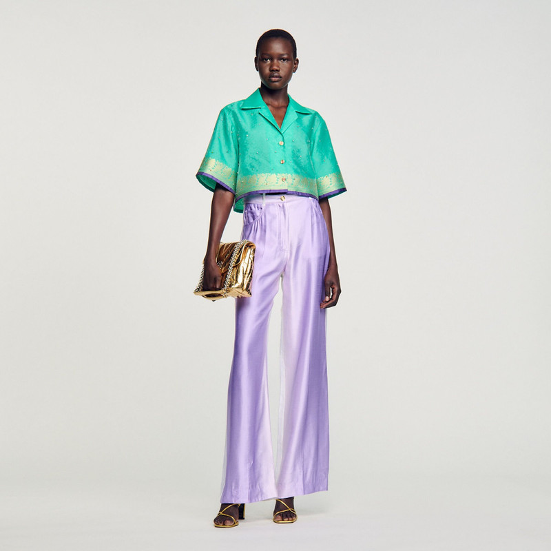 Sandro FLOATY TROUSERS outlook