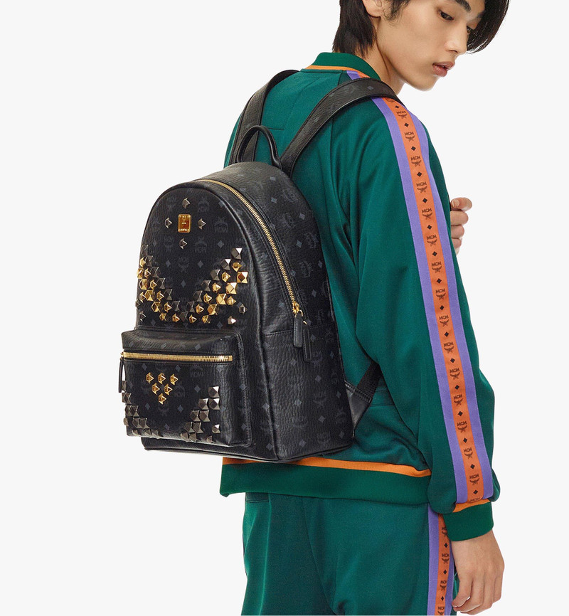 Retro M Studs Stark Backpack in Visetos 6