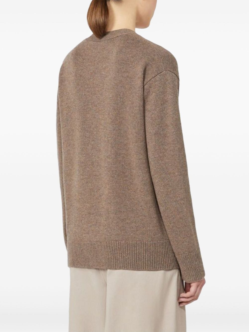 V-neck buttoned-up cardigan - 4