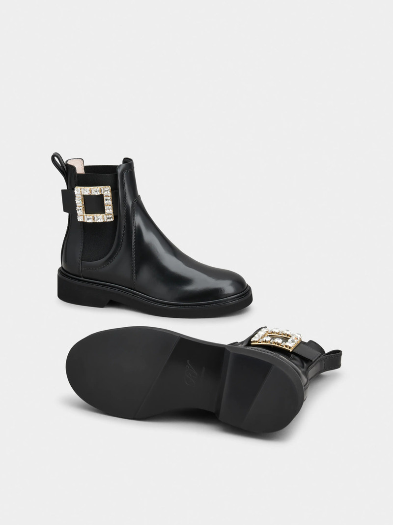 Viv' Rangers Chelsea Booties in leather 6