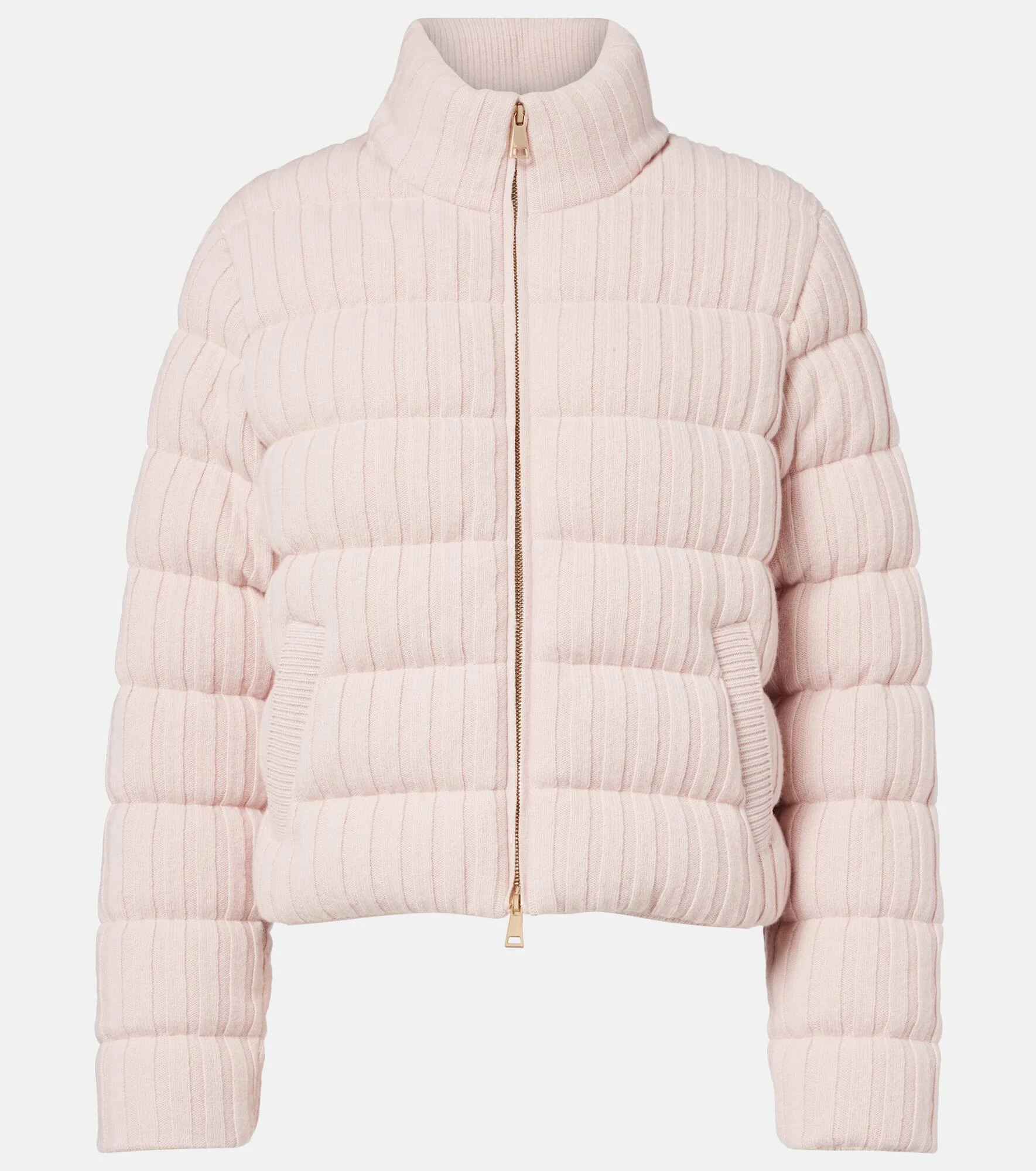 Wool and cashmere down cardigan - 1