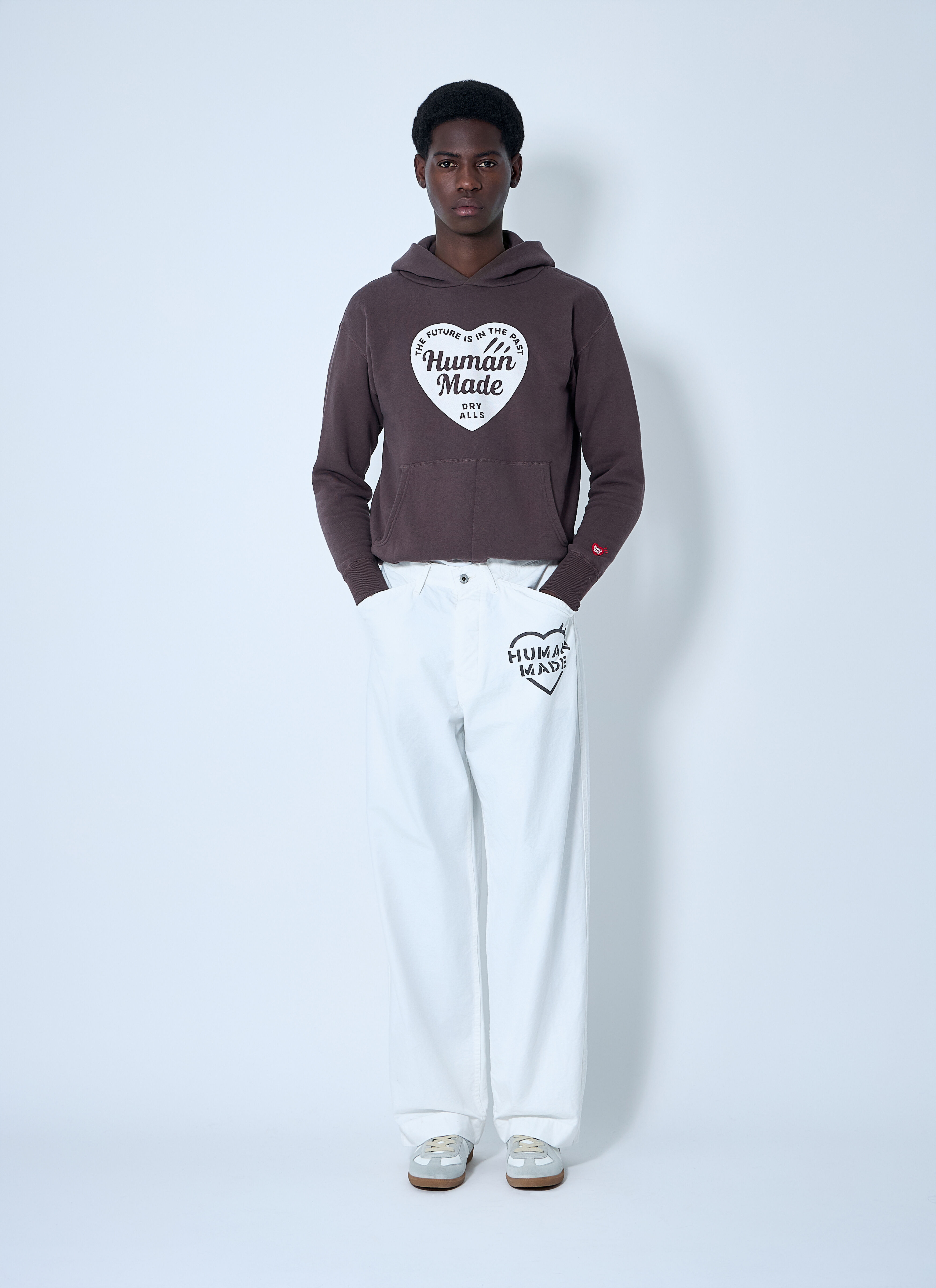 Logo Motif Hooded Sweatshirt - 2