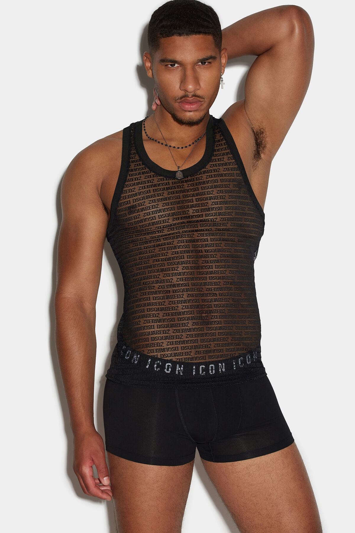 GOTH SURFER UNDERWEAR TOP - 1